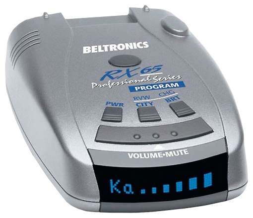 - Beltronics RX65i, blue