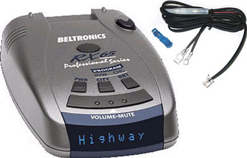 - Beltronics RX65i, blue with DW cable